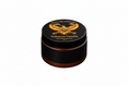 Load image into Gallery viewer, Black container of Tobacco Vanilla Beard Butter with a colorful logo on a black background
